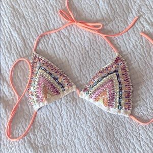 Victoria’s Secret beaded bikini top